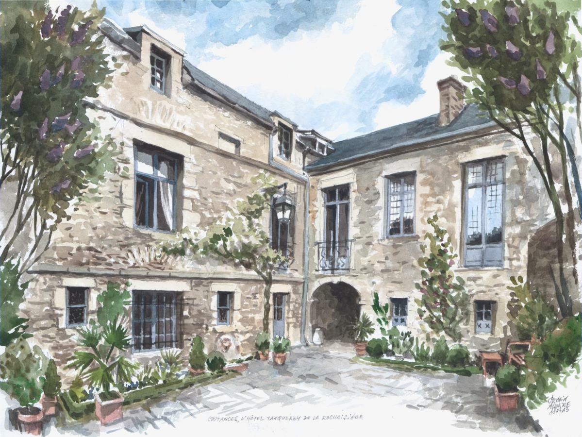 Hotel Tanquerey De La Rochaisiere Coutances Buitenkant foto